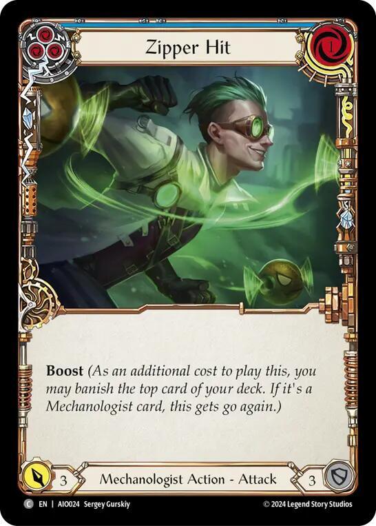 Zipper Hit (Blue) Armory Deck