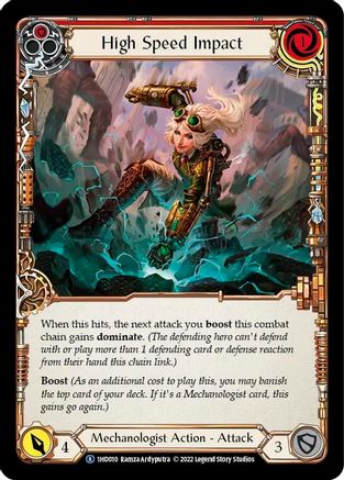 High Speed Impact (Red) (1HD010) - Historic Pack 1 Blitz Deck: Dash