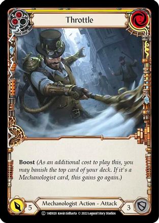 Throttle (Yellow) (1HD020) - Historic Pack 1 Blitz Deck: Dash
