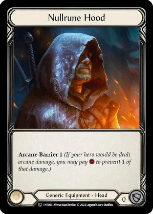 Nullrune Hood (1HT003) - Historic Pack 1 Blitz Deck: Dorinthea