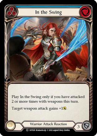 In the Swing (Blue) (1HT020) - Historic Pack 1 Blitz Deck: Dorinthea