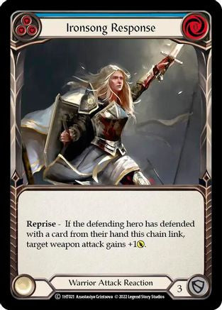 Ironsong Response (Blue) (1HT021) - Historic Pack 1 Blitz Deck: Dorinthea