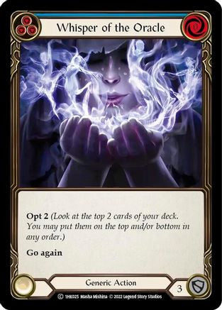 Whisper of the Oracle (Blue) (1HK025) - Historic Pack 1 Blitz Deck: Kano