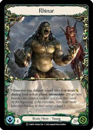 Rhinar (1HR001) - Historic Pack 1 Blitz Deck: Rhinar
