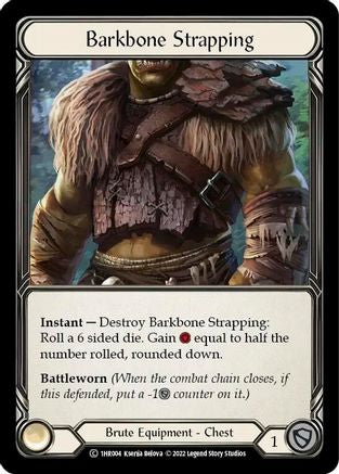 Barkbone Strapping (1HR004) - Historic Pack 1 Blitz Deck: Rhinar