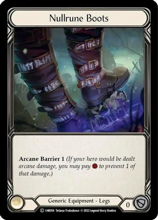 Nullrune Boots (1HR006) - Historic Pack 1 Blitz Deck: Rhinar