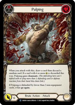 Pulping (Red) (1HR009) - Historic Pack 1 Blitz Deck: Rhinar