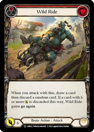 Wild Ride (Red) (1HR013) - Historic Pack 1 Blitz Deck: Rhinar
