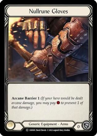 Nullrune Gloves (1HV005) - Historic Pack 1 Blitz Deck: Viserai