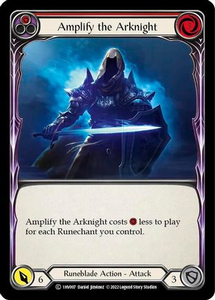 Amplify the Arknight (Red) (1HV007) - Historic Pack 1 Blitz Deck: Viserai