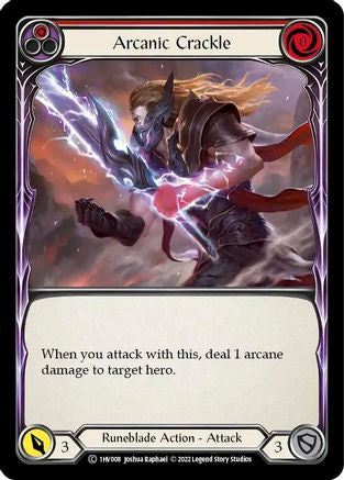 Arcanic Crackle (Red) (1HV008) - Historic Pack 1 Blitz Deck: Viserai