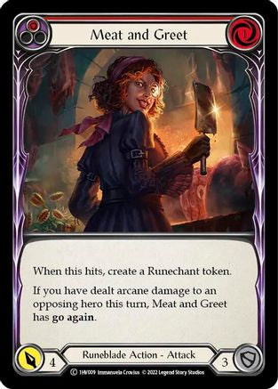Meat and Greet (Red) (1HV009) - Historic Pack 1 Blitz Deck: Viserai