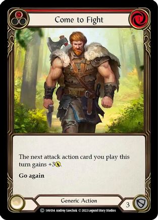 Come to Fight (Red) (1HV014) - Historic Pack 1 Blitz Deck: Viserai