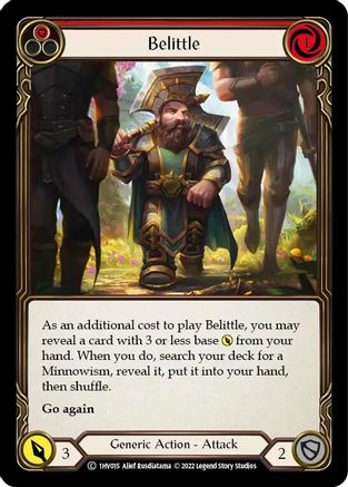 Belittle (Red) (1HV015) - Historic Pack 1 Blitz Deck: Viserai