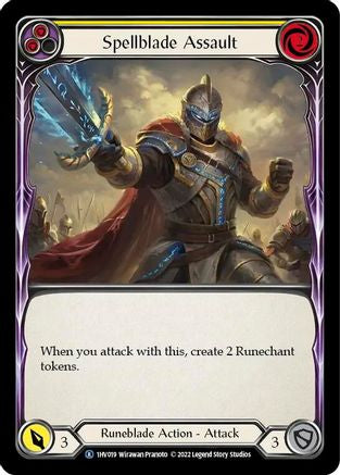 Spellblade Assault (Yellow) (1HV019) - Historic Pack 1 Blitz Deck: Viserai