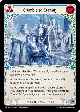 Crumble to Eternity (AJV018) - Armory Deck: Jarl Vetreidi Rainbow Foil
