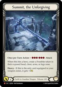 Summit, the Unforgiving Rainbow Foil Armory Deck
