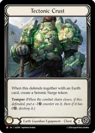 Tectonic Crust (AJV005) - Armory Deck: Jarl Vetreidi Rainbow Foil