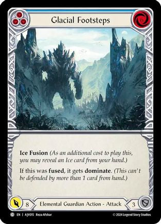 Glacial Footsteps (Blue) (AJV015) - Armory Deck: Jarl Vetreidi