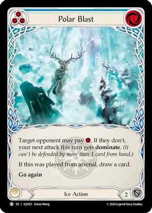 Polar Blast (Blue) (AJV021) - Armory Deck: Jarl Vetreidi