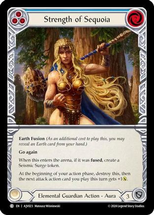 Strength of Sequoia (Blue) (AJV023) - Armory Deck: Jarl Vetreidi