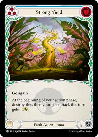 Strong Yield (Blue) (AJC024) - Armory Deck: Jarl Vetreidi
