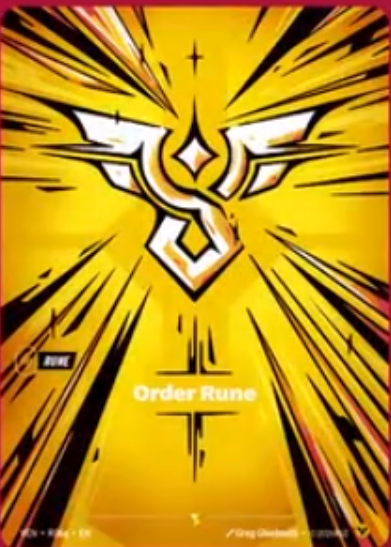 Order Rune (Alternate Art) Vendetta