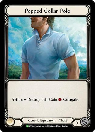 Popped Collar Polo - LSS014 (LSS014) - Flesh and Blood: Promo Cards Cold Foil