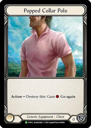 Popped Collar Polo - LSS015 (LSS015) - Flesh and Blood: Promo Cards Cold Foil