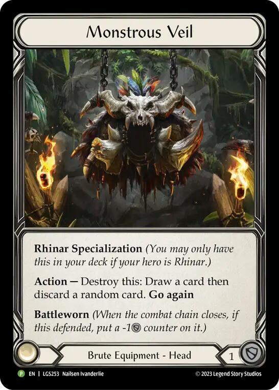 Monstrous Veil Cold Foil Promo