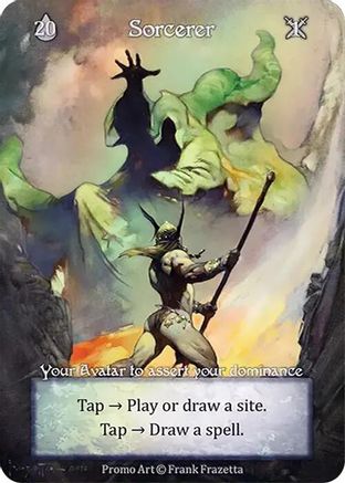 Sorcerer (Store Alternate Art Promo) (Foil)  - Arthurian Legends Promo Foil