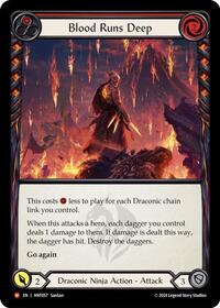 Blood Runs Deep Rainbow Foil
