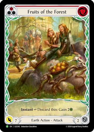 Fruits of the Forest (Red) - LGS342 (LGS342) - Flesh and Blood: Promo Cards Rainbow Foil