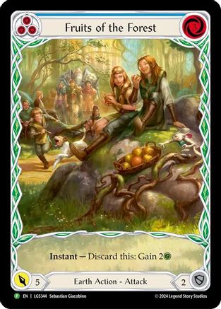 Fruits of the Forest (Blue) - LGS344 (LGS344) - Flesh and Blood: Promo Cards Rainbow Foil
