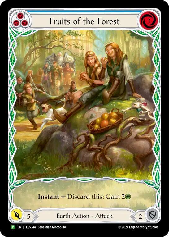 Fruits of the Forest (Blue) Rainbow Foil Promo