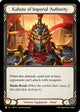 Kabuto of Imperial Authority (HNT115)  Rainbow Foil