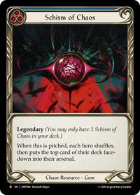 Schism of Chaos Cold Foil