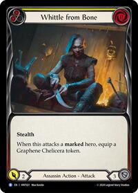 Whittle from Bone (Yellow) Rainbow Foil
