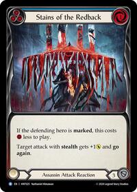 Stains of the Redback (Blue) Rainbow Foil