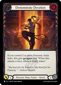Demonstrate Devotion (Red) Rainbow Foil