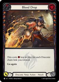 Blood Drop (Red) Rainbow Foil