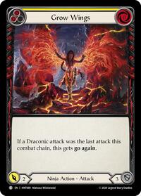 Grow Wings (Yellow) Rainbow Foil