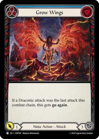Grow Wings (Blue) Rainbow Foil