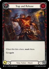 Trap and Release (Red) Rainbow Foil