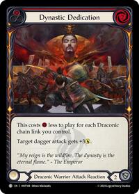Dynastic Dedication (Red) Rainbow Foil