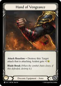 Hand of Vengeance Cold Foil