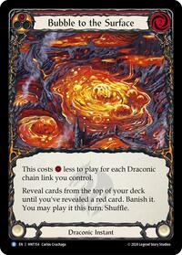 Bubble to the Surface (Red) Rainbow Foil