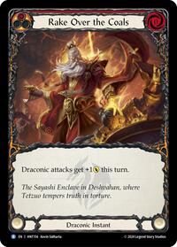 Rake Over the Coals (Red) Rainbow Foil