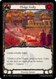 Pledge Fealty (Red) (HNT164)  Rainbow Foil