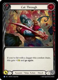 Cut Through (Red) Rainbow Foil